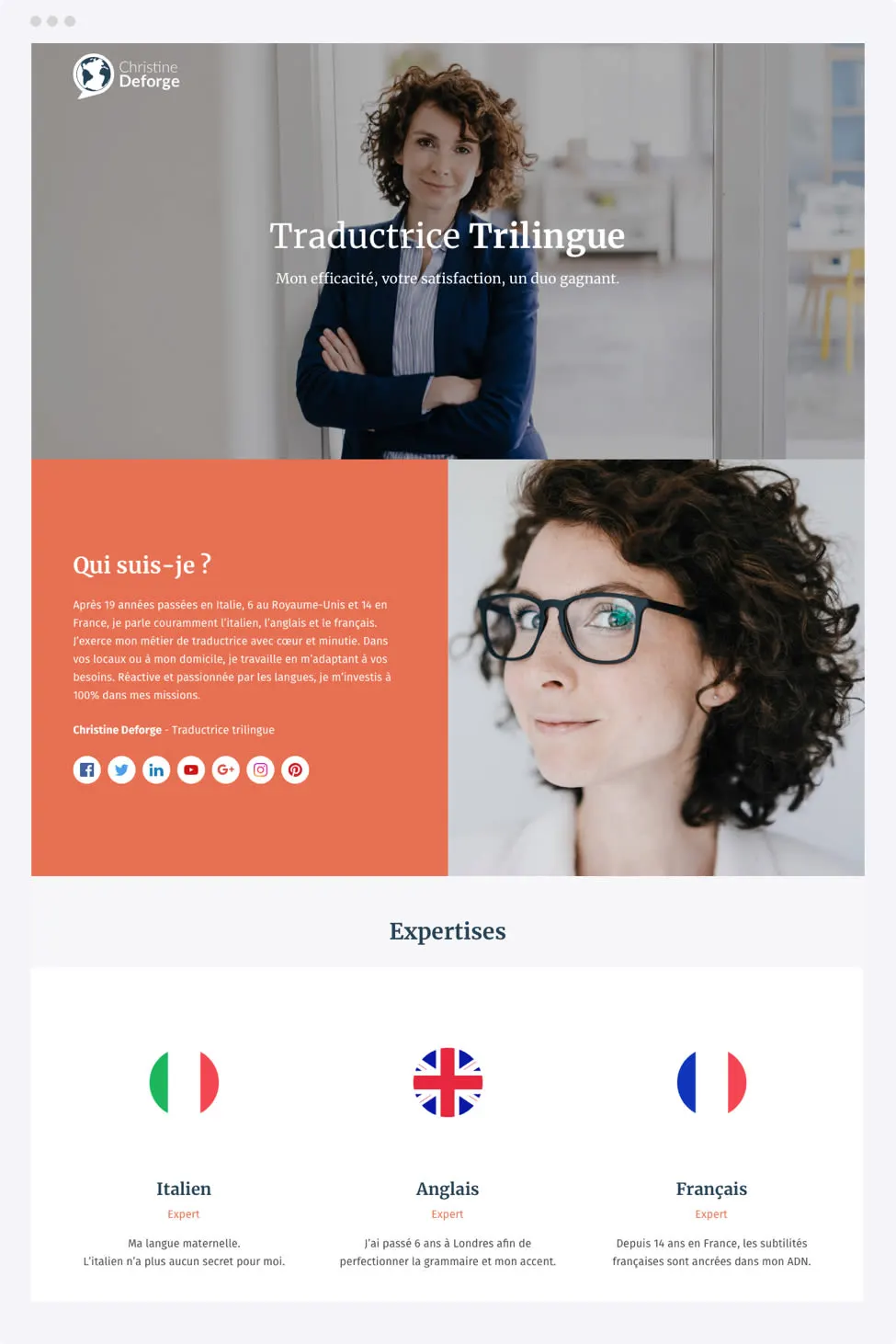 MODÈLE DE SITE TRADUCTRICE MODÈLE DE SITE TRADUCTRICE - Hubside