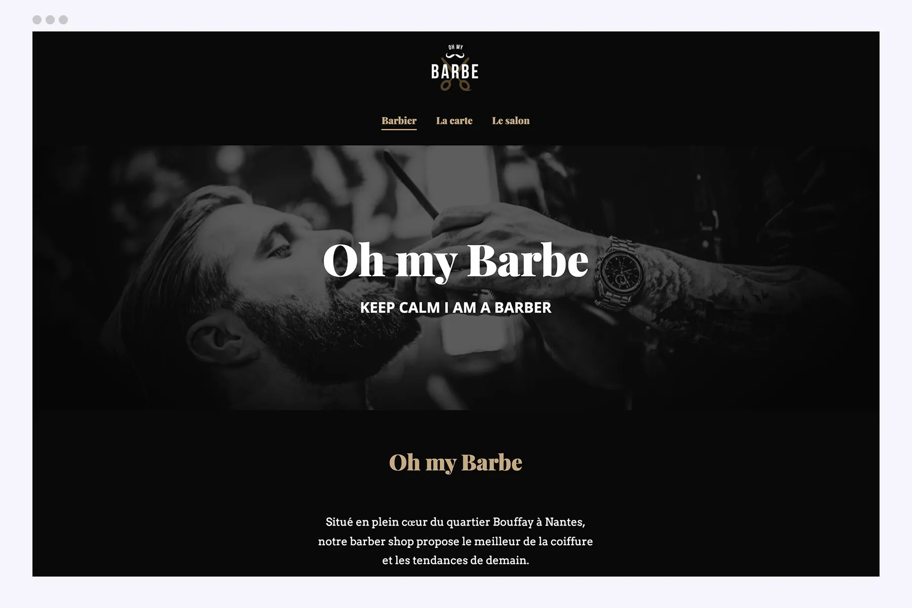 Typo avec et sans empattements, combo gagnant / modèle de site @hubside