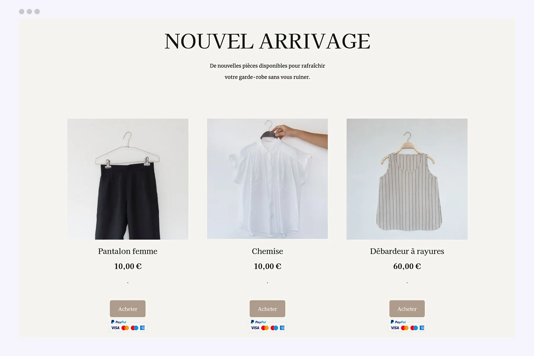 N'hésitez plus.