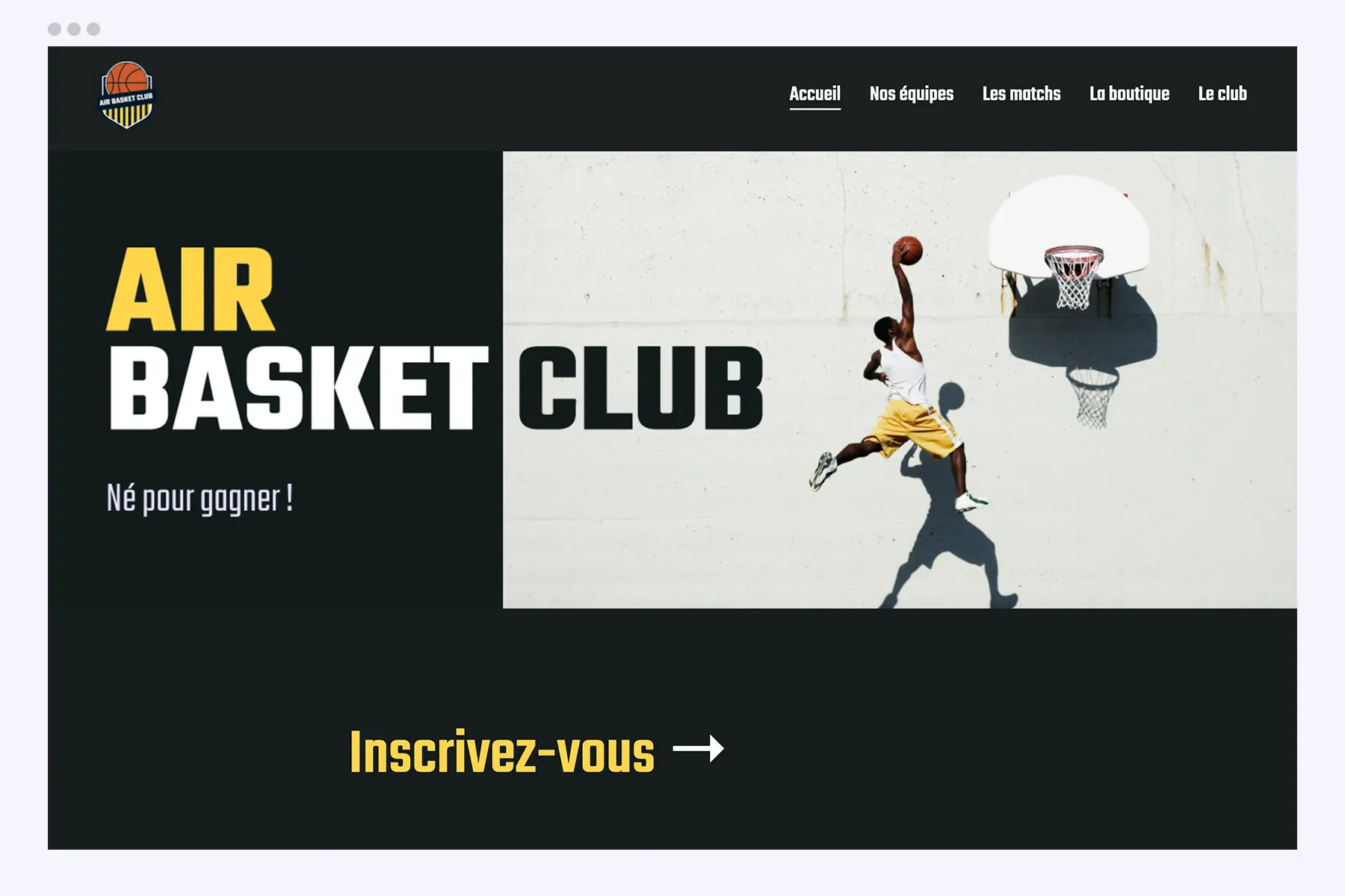 Une typo grasse et une typo sans empattement / @hubside