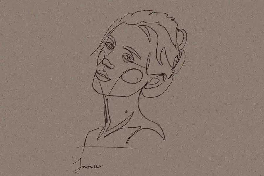 Portrait de femme étonnante - Jana - Maison Mardi Portrait de femme étonnante - Jana - Maison Mardi