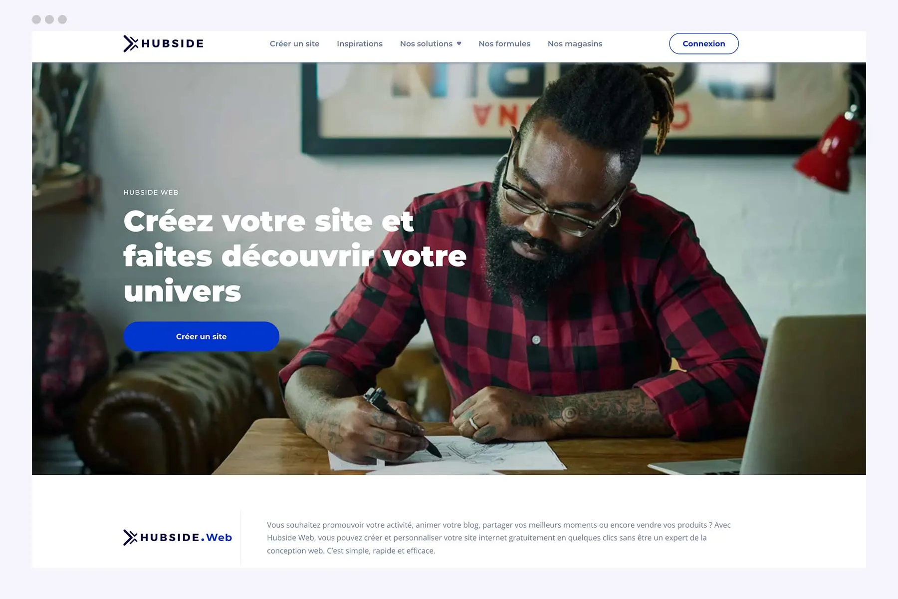 Votre site professionnel avec Hubside Votre site professionnel avec Hubside