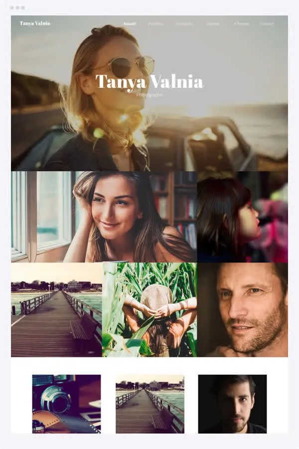 modèle de site passion photo MODÈLE DE SITE PASSION PHOTO - @HUBSIDE.COM