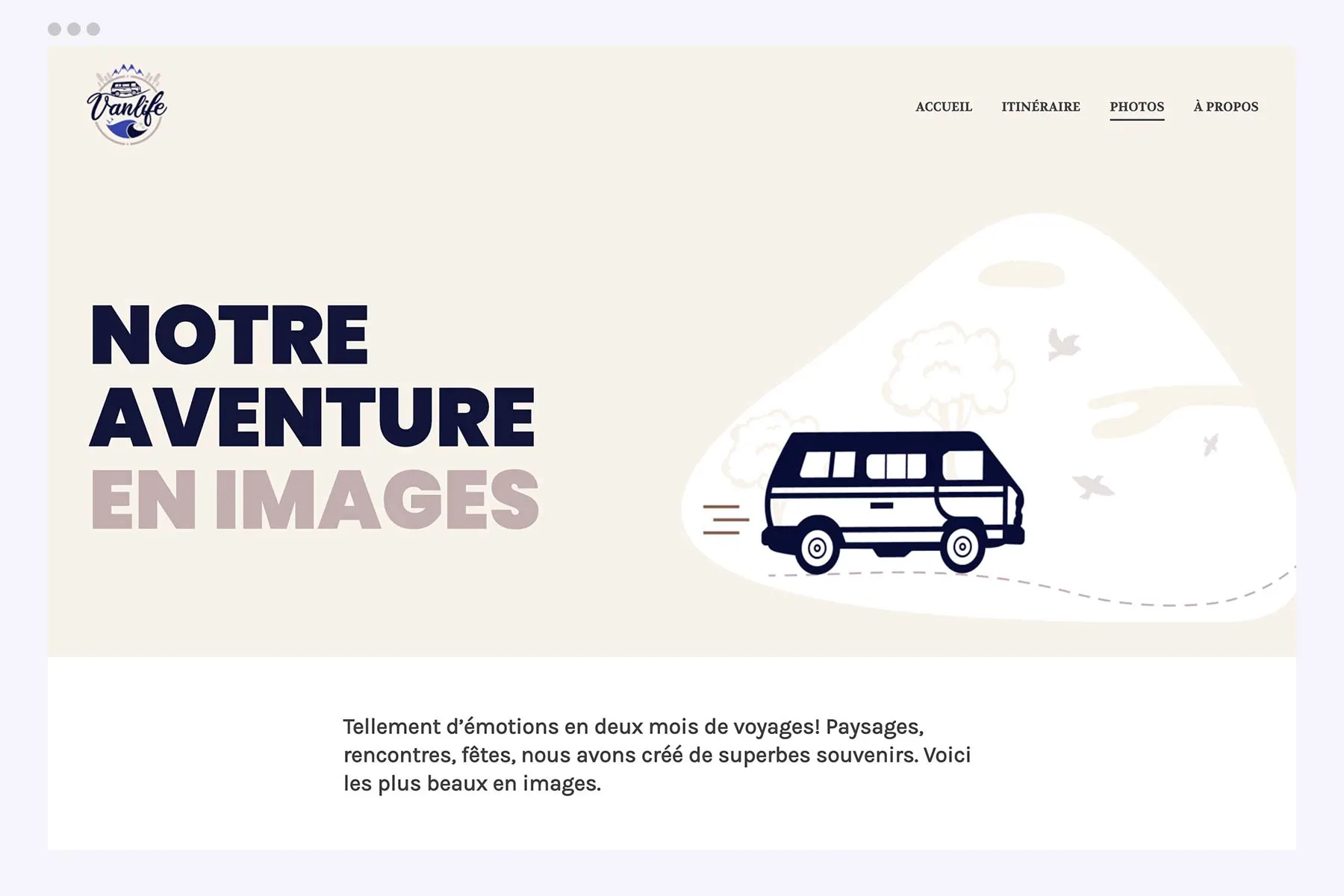 Des blocs galerie photos disponibles 