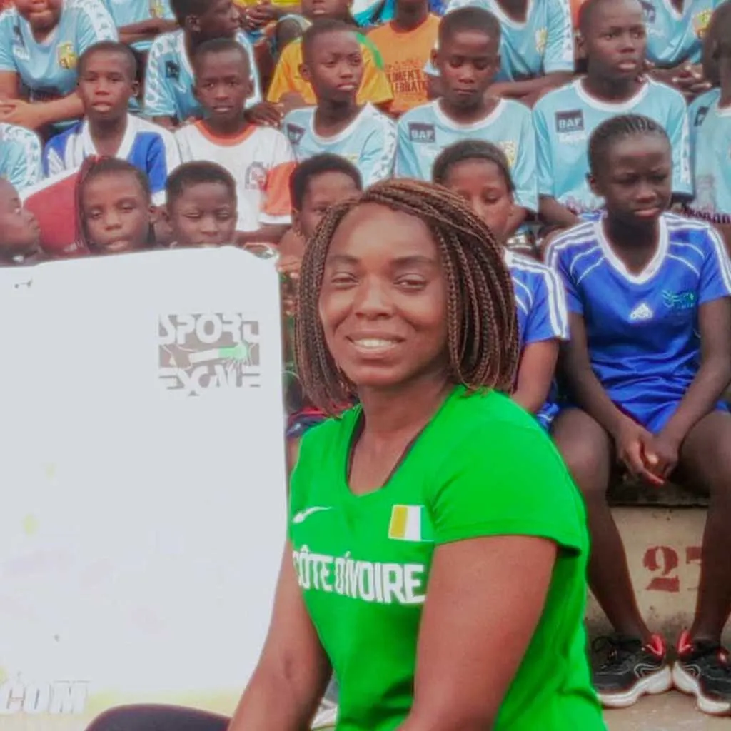 Marie Gnahoré,, champion heart