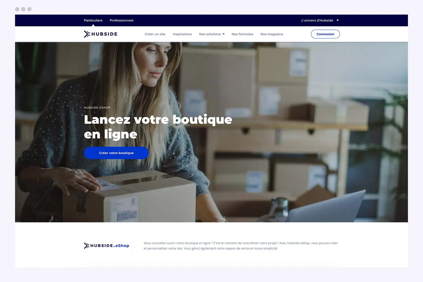 Des paiements sécurisés avec Hubside eShop