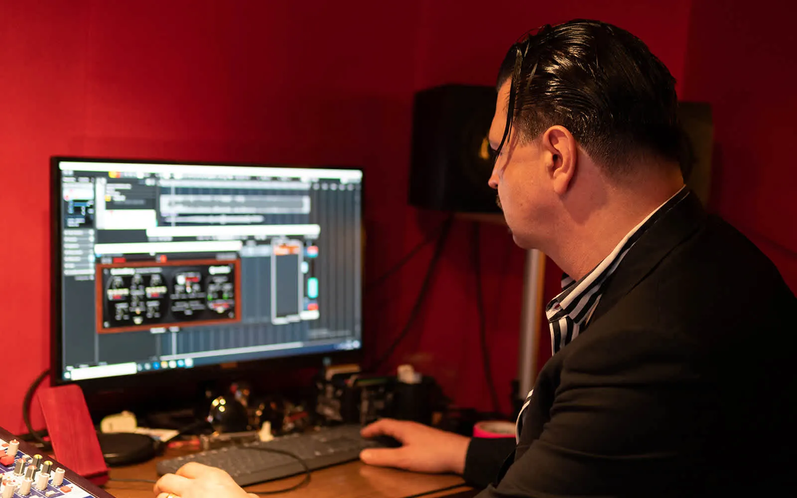 Au mastering en studio