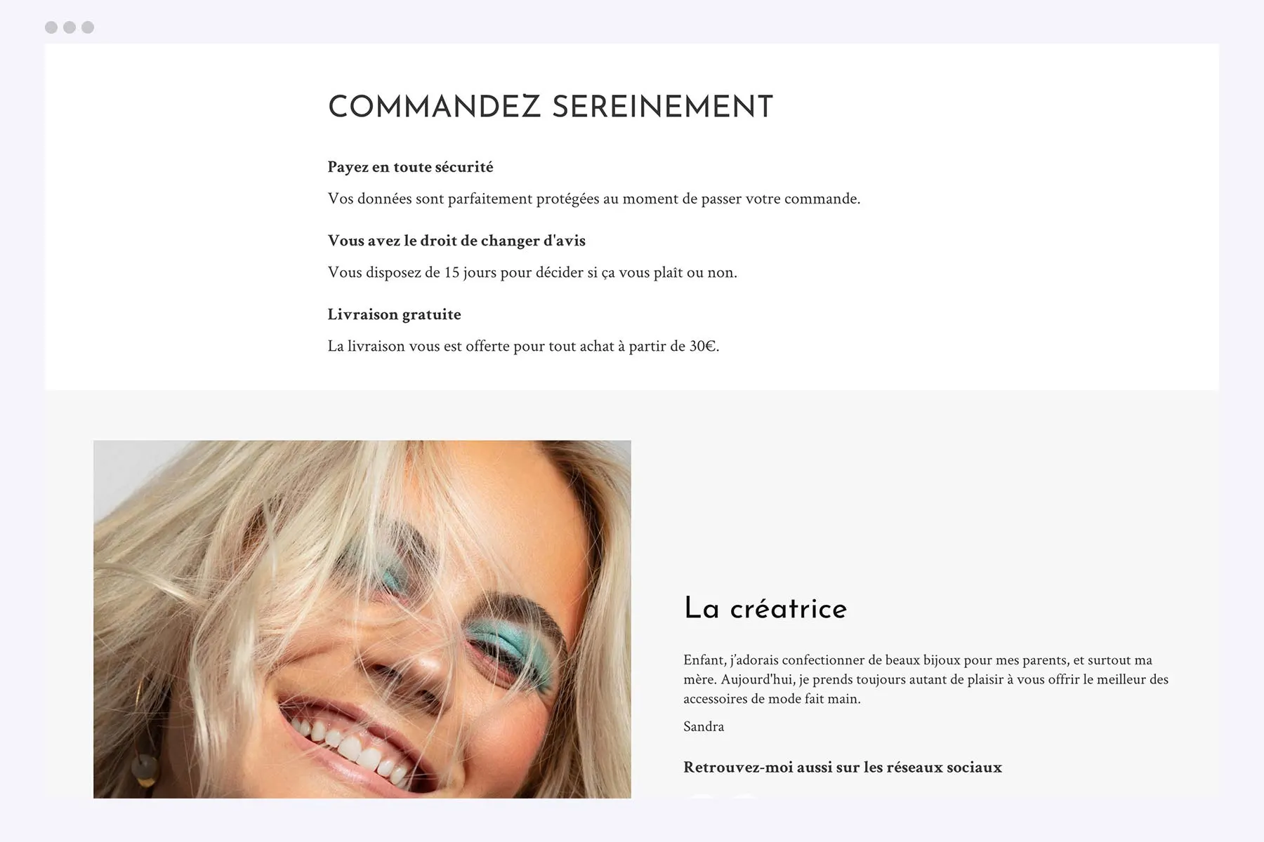et rassurez vos clients et rassurez vos clients