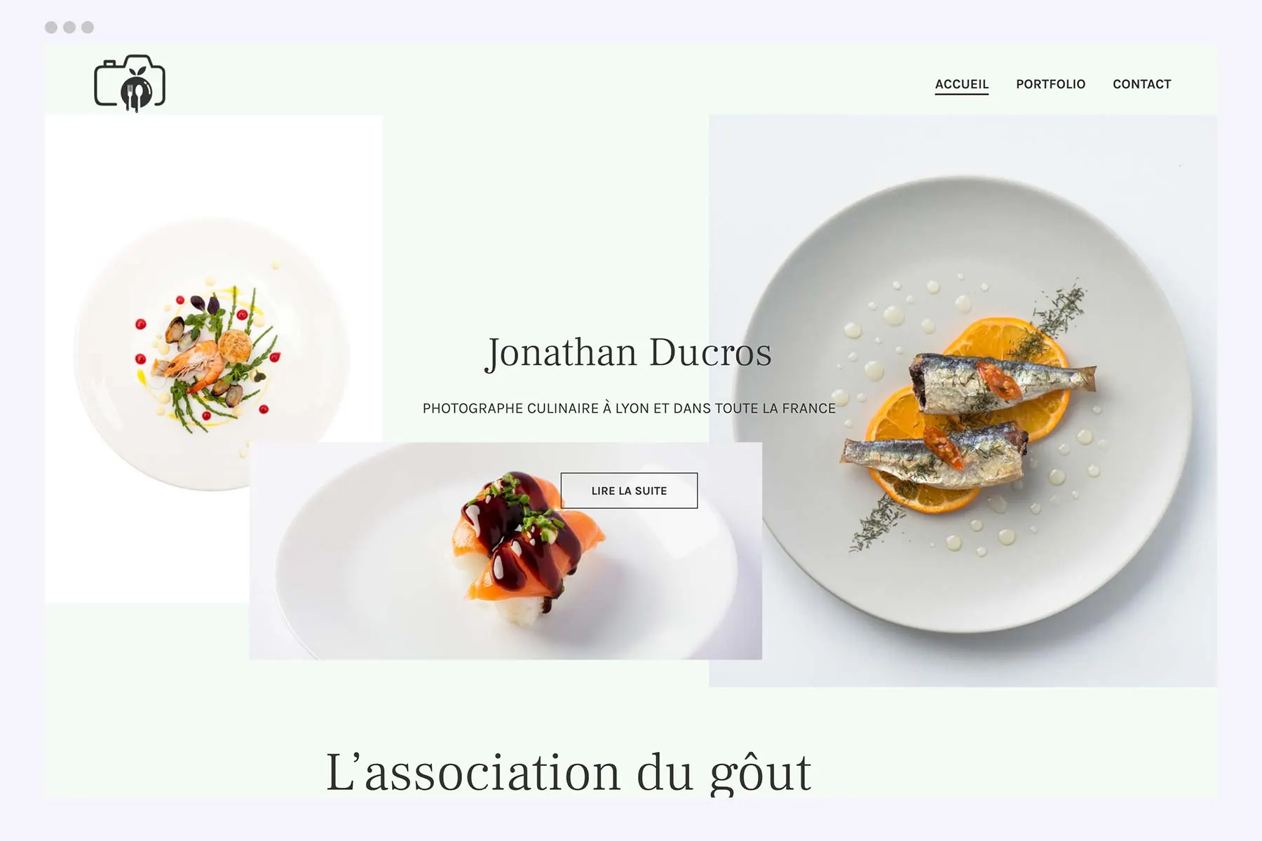 Un logo bien placé - modèle de site Hubside