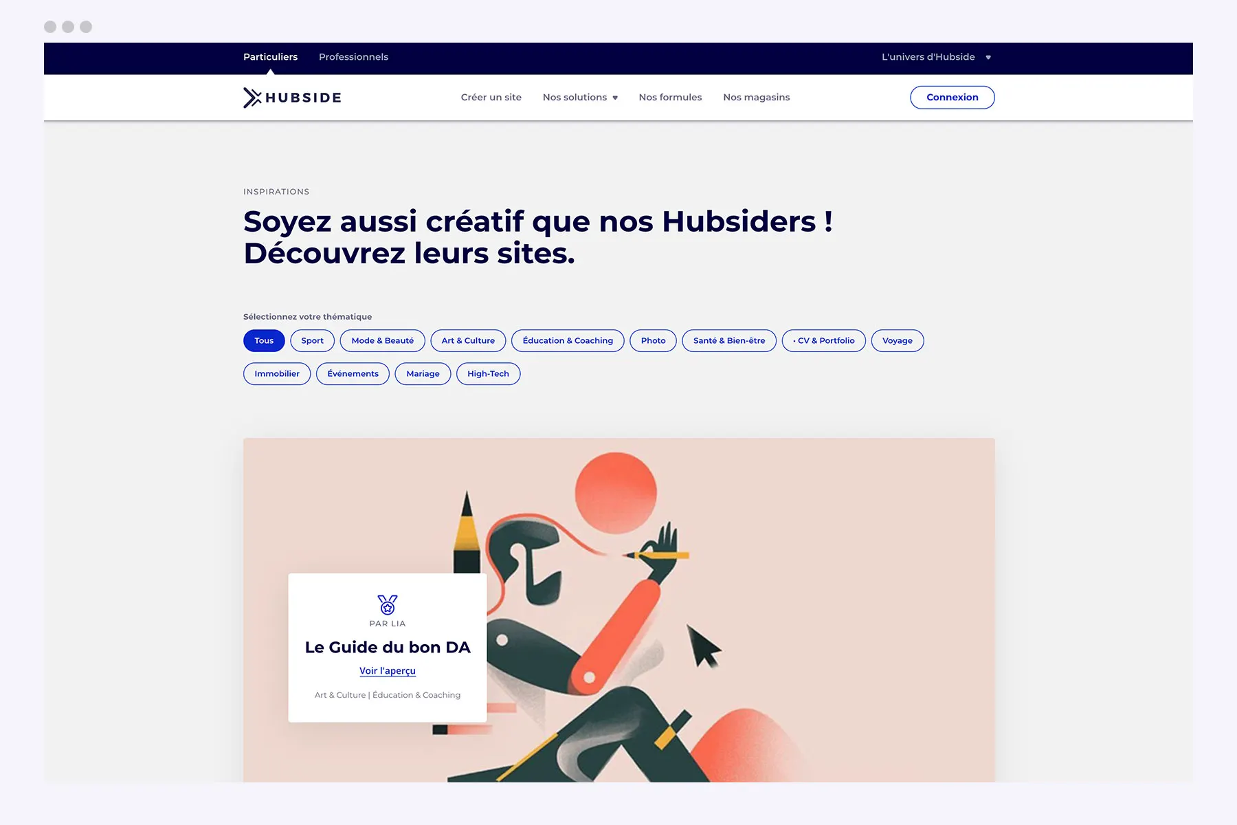 Pour trouver des bonnes idées