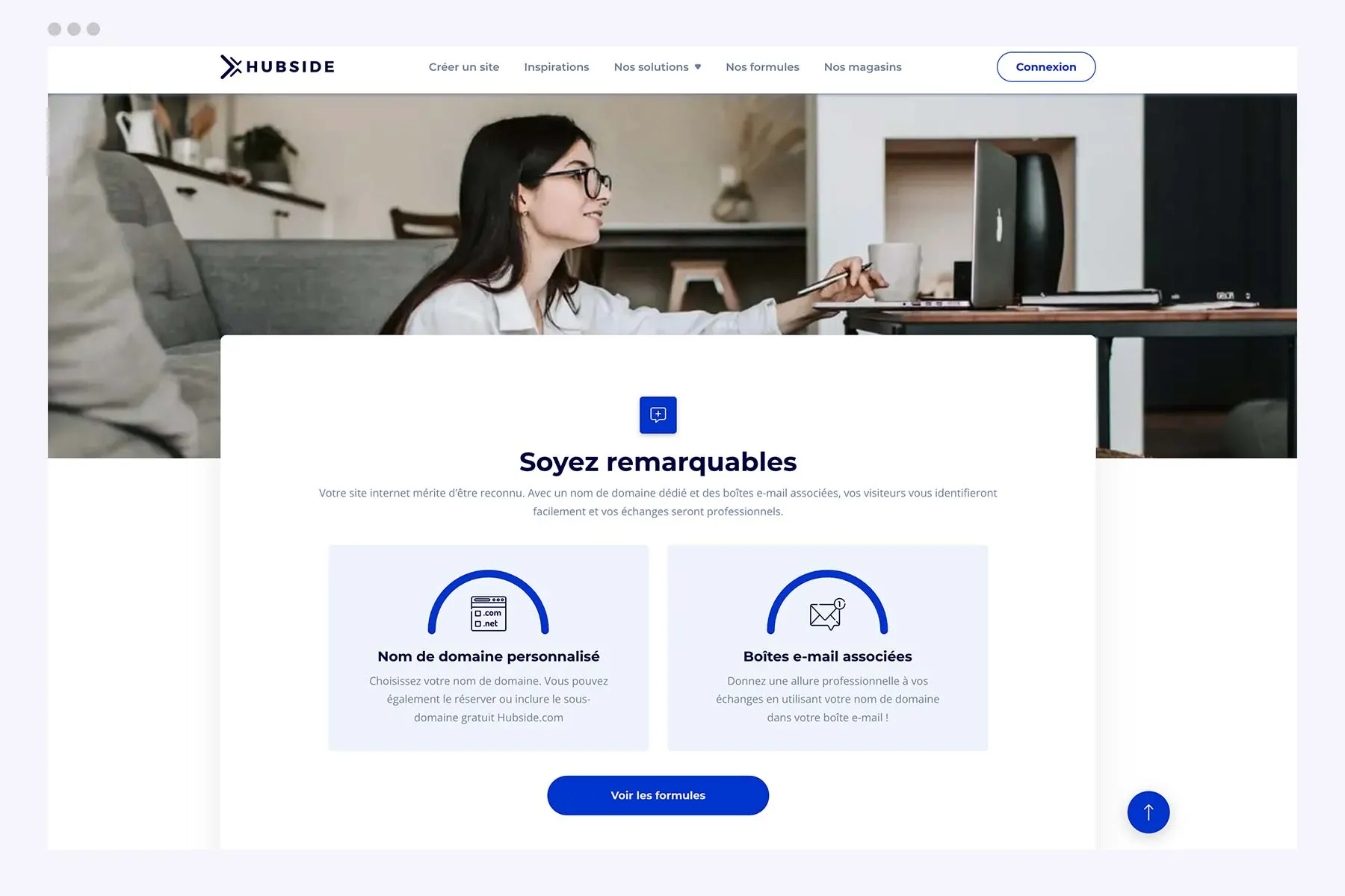Votre site professionnel avec Hubside