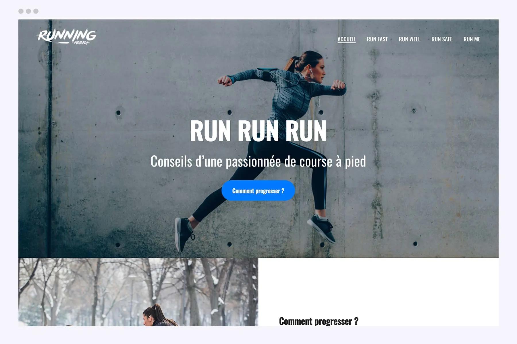 Modèle de site Hubside